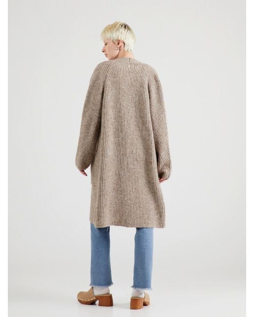 Numph White Strickjacke ZINDI (1-tlg) Plain/ohne Details