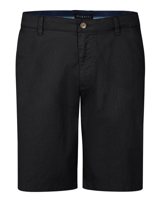 Bugatti Bermudas im lässigen Stil in Black für Herren