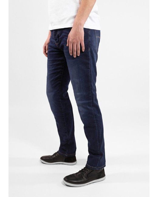 John Doe Motorradhose Ironhead Mechanix XTM Jeans wasserabweisend in Blue für Herren