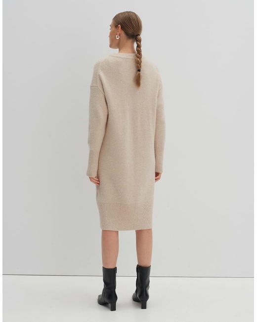 someday. Natural Strickkleid Qiola lockere Passform Strick