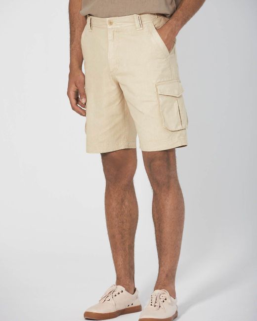 HempAge DH532 Solide Cargoshorts in Blue für Herren