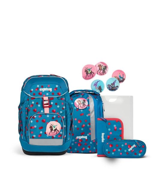 ergobag Blue Schulrucksack Maxi (5tlg)
