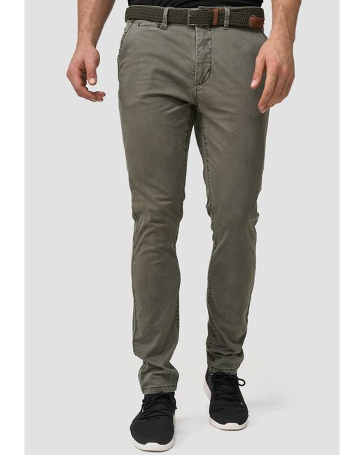 INDICODE Chinoshorts Waller in Gray für Herren