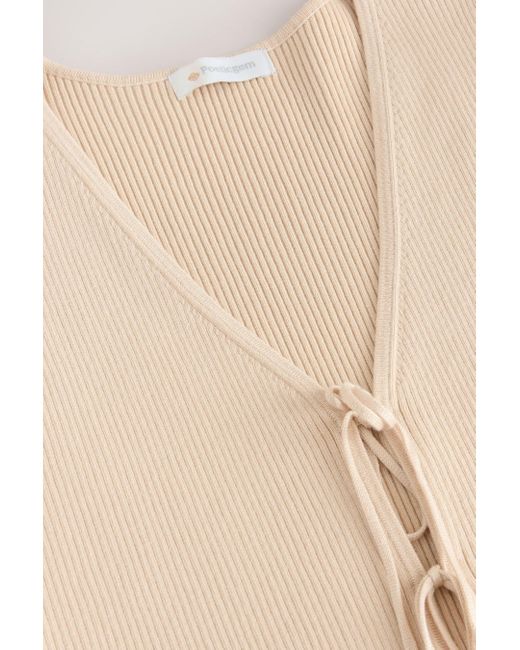 Next Natural Umstandsweste Strick-Trägertop mit Bindedetail, Umstandsmode (1-tlg)