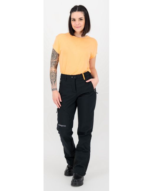 DEPROC Active Blue Softshellhose STERLING WOMEN mit Schneefang auch in Groß Größen erhältlich