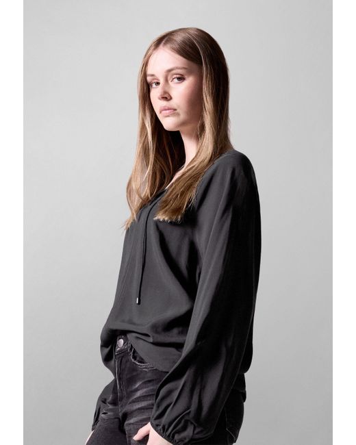 STREET ONE STUDIO Black Tunika aus softer Viskose