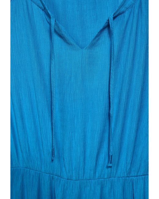Cecil Blue Midikleid mit Volant