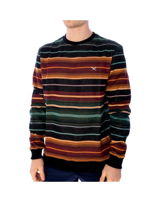 Iriedaily Santo Pullover Sweater (1-tlg) in Black für Herren