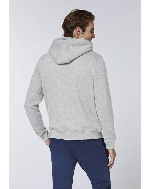 Chiemsee Kapuzensweatshirt mit Kängurutasche 1 in Grau für Herren | Lyst DE