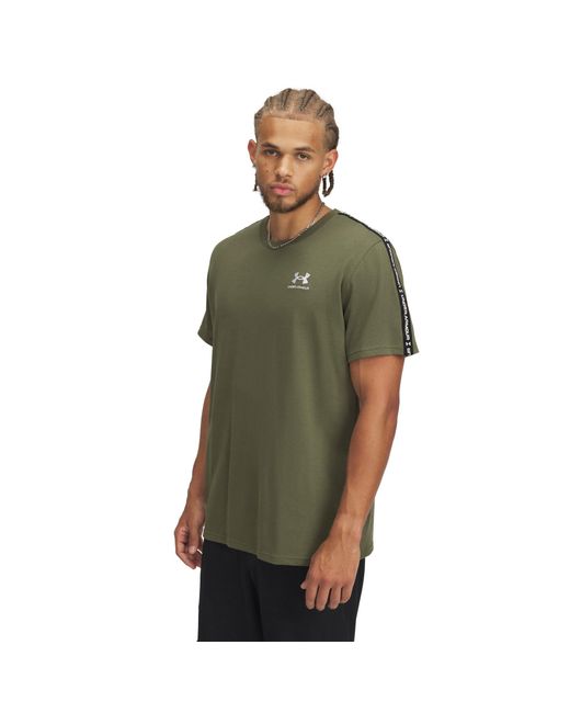 Under Armour ® - T-Shirt Icon HWT Tee Taping 1390300 in Green für Herren