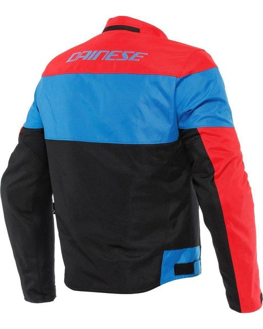 DAINESE Motorradjacke Elettrica Air Tex Motorrad Textiljacke herausnehmbares Innenfutter in Blue für Herren