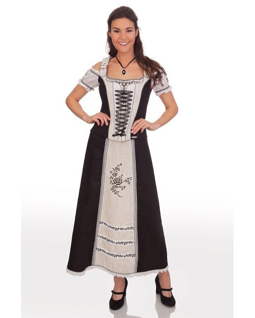 Spieth & Wensky Black Trachtenbluse Trachtenmieder