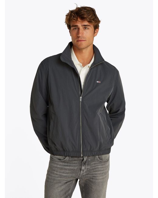 Tommy Hilfiger Bomberjacke TJM ESSENTIAL JACKET EXT mit Logostickerei in Gray für Herren