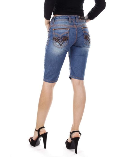 Cipo & Baxx Blue & Bermudas Bermuda Shorts WK144