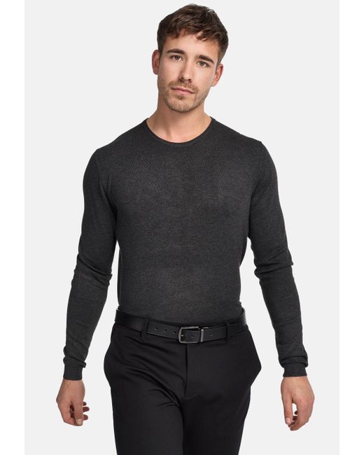 JEFF Strickpullover Greyson in Black für Herren