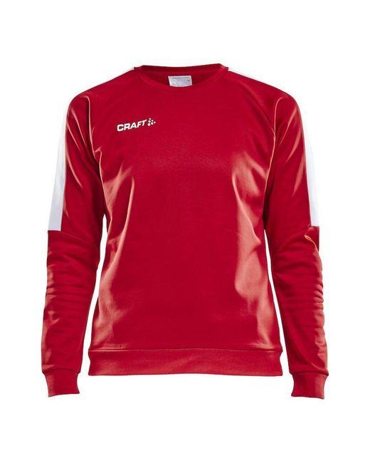 C.r.a.f.t Red Sweatshirt Progress R-Neck Sweater