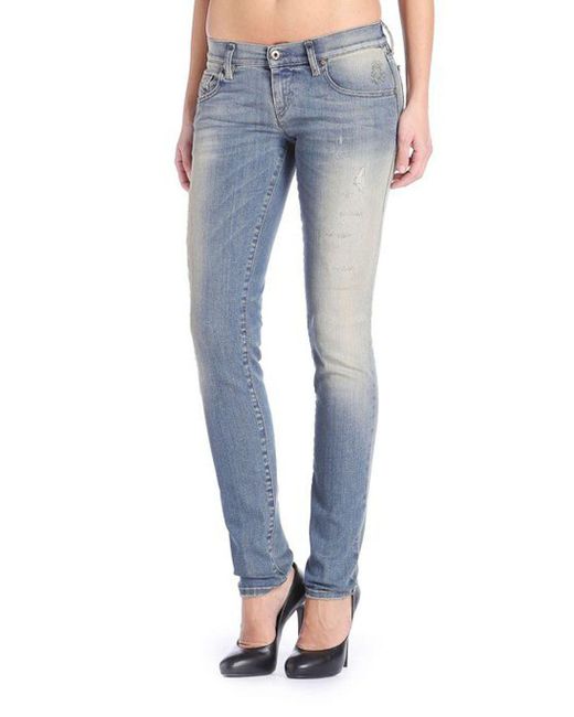 DIESEL Blue Fit- Grupee 0840A Jeans Hose Slim Skinny
