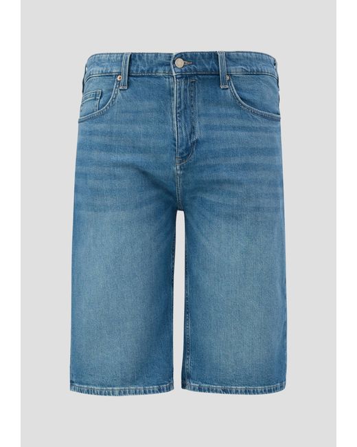 S.oliver Stoffhose Jeans-Shorts Casby / Mid Rise in Blue für Herren