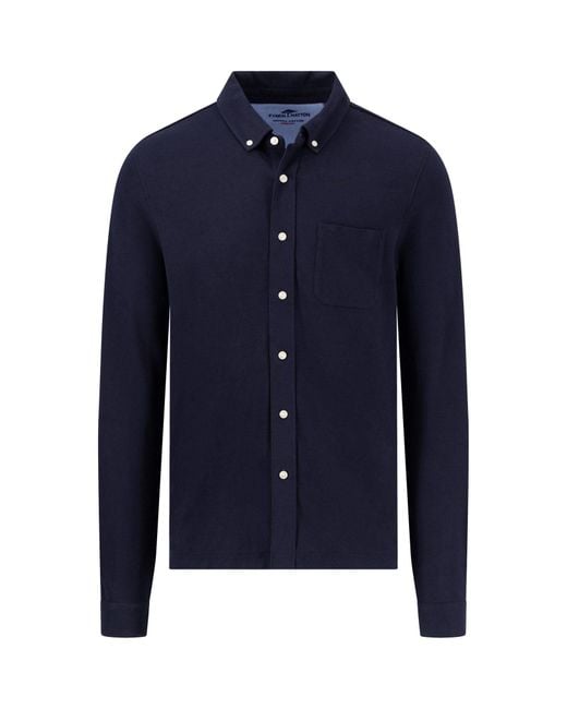 Fynch-Hatton Langarmhemd in Blue für Herren