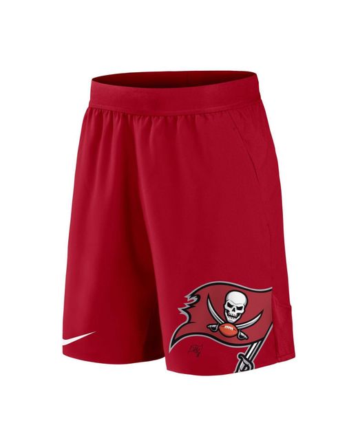 Nike Shorts Tampa Bay Buccaneers NFL DriFIT Stretch in Red für Herren