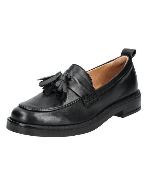 Pavement Black Slipper Leder Slipper