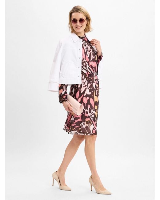 Marc Cain Red A-Linien-Kleid