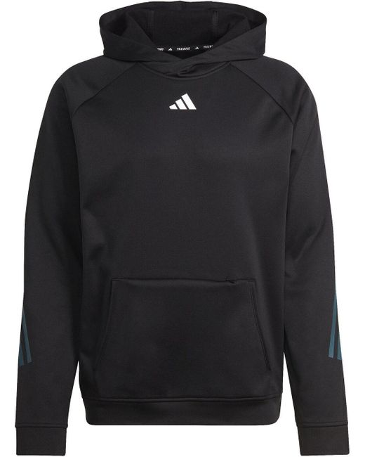 Adidas Kapuzensweatshirt TI 3S HOODIE BLACK/ARCNGT/WHITE für Herren
