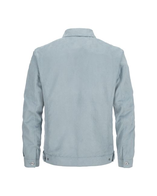 Milestone Hemdjacke MSDixon mit Logo Badge in Blue für Herren