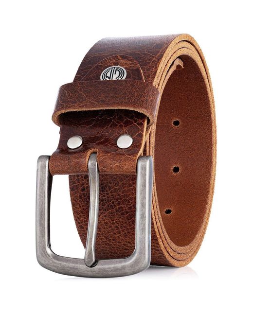 Lindenmann Brown Ledergürtel