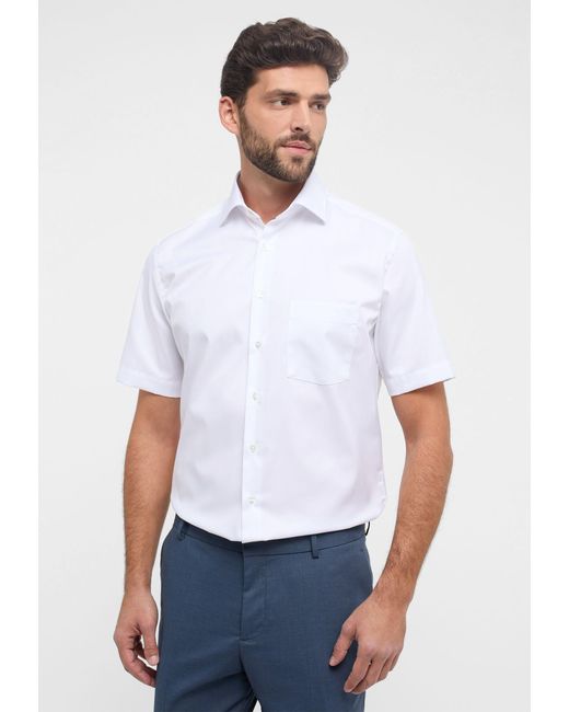 Eterna Kurzarmhemd in White für Herren