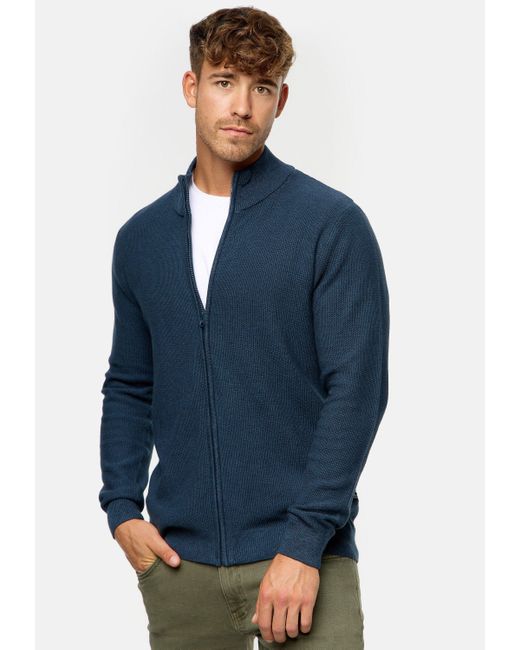 INDICODE Sweatjacke INWestmoon in Blue für Herren