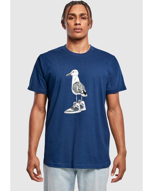 Mister Tee T-Shirt Seagull Sneakers Tee (1-tlg) in Blue für Herren