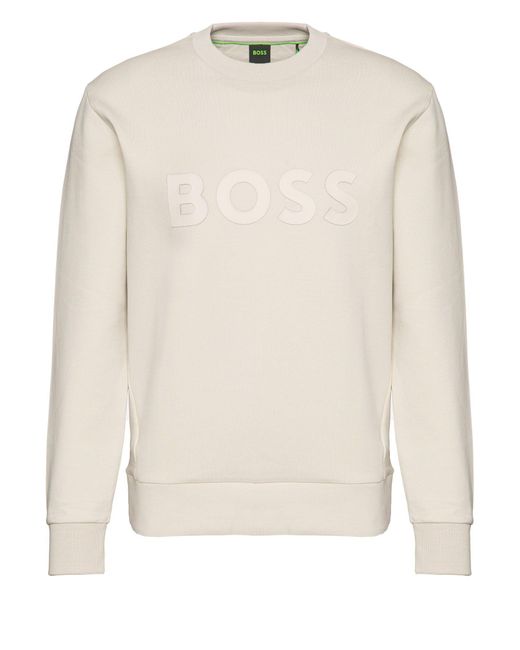 Boss Sweatshirt Salbo (1-tlg) in White für Herren