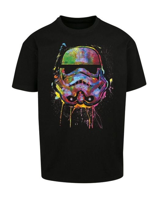 T-Shirt DE Herren Schwarz in Lyst Star Wars Print F4NT4STIC Stormtrooper für |