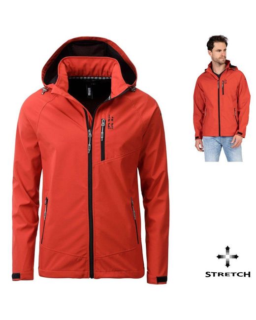 Linea Primero Hardshelljacke LPO in Red für Herren