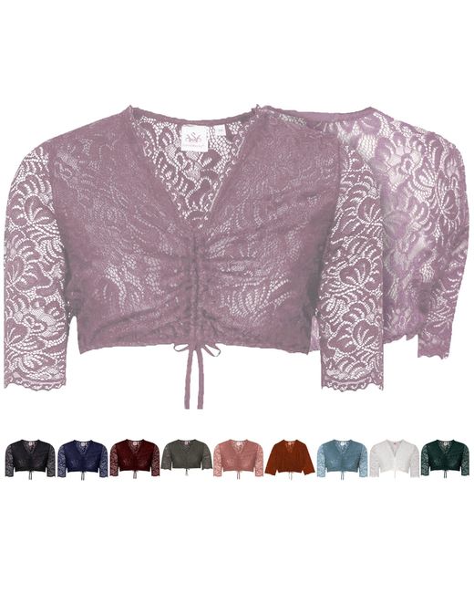 Spieth & Wensky Pink Ansbach- Dirndlbluse Trachtenbluse Trachtenmode