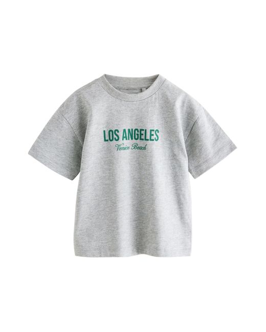 Next T-Shirt mit Rückenmotiv aus 100 % Baumwolle (1-tlg) in Gray für Herren