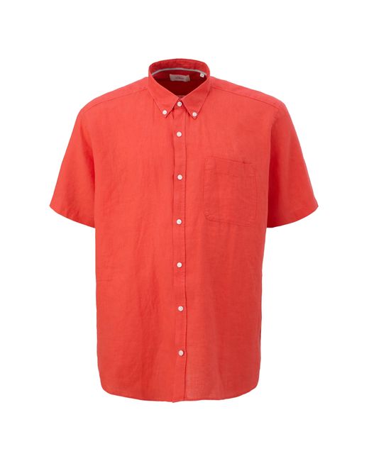 S.oliver Kurzarmhemd in Red für Herren
