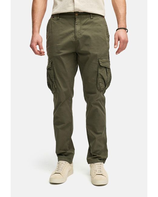 INDICODE Cargohose INRamen mit 6 praktischen Taschen in Green für Herren