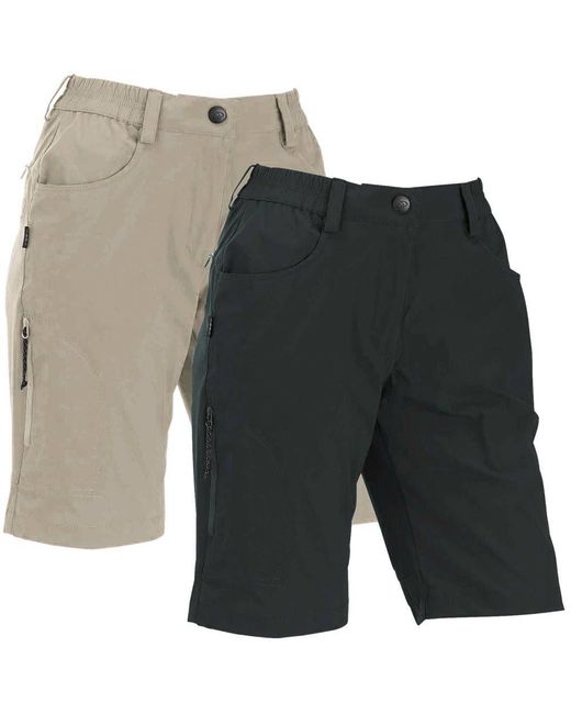 RennerXXL Gray Fahrradhose Rhön Wanderhose Bermuda große Größen Elastisch
