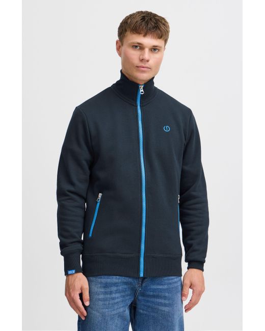 Solid Sweatjacke SDBennTrack Sweatshirtjacke mit Stehkragen in Blue für Herren