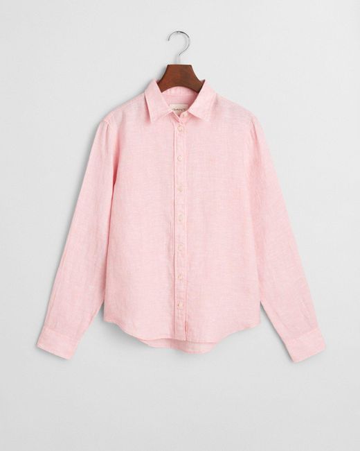 Gant Pink Langarmbluse