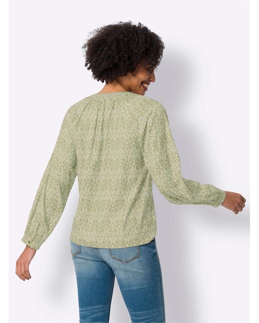 heine Gray Klassische Bluse Schlupfbluse