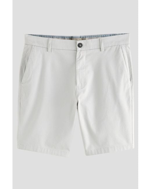 Next Shorts Slim Fit Stretch-Chinoshorts, 2er-Pack (2-tlg) in Gray für Herren
