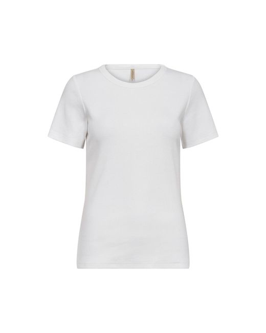 Soya Concept White Kurzarmshirt