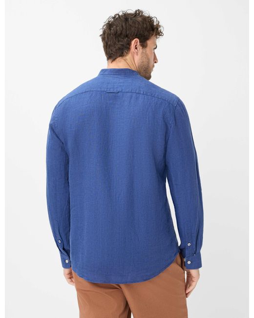 Brax Leinenhemd Style hemd in Blue für Herren