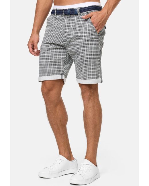 INDICODE Chinoshorts Bourchier in Gray für Herren