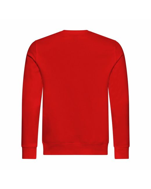 deinshirt Rundhalspullover Pullover Techno Mit Print Motiv, Grafik in Red für Herren