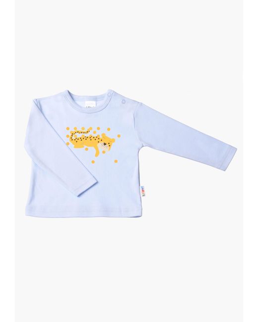 Liliput Langarmshirt mit tollem Frontprint in Blue für Herren