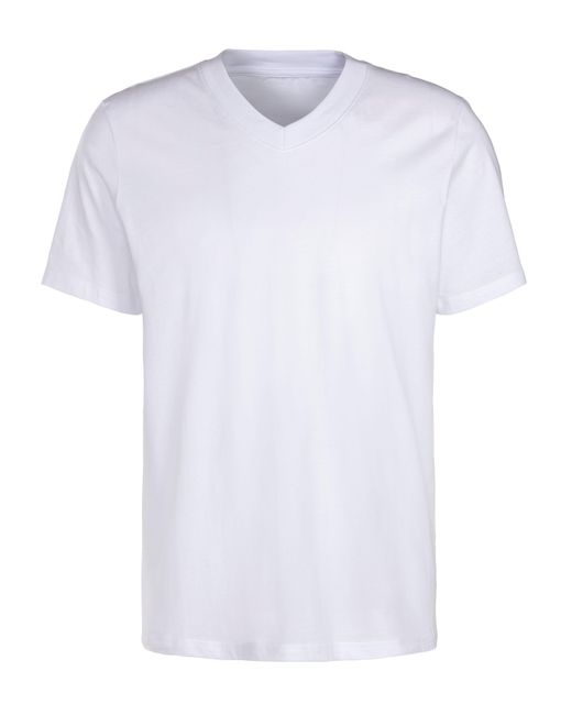 Kangaroos Shirt Regular Fit, (2er-Pack) Freizeitshirt mit Kurzarm, V-Ausschnitt aus reine Baumwolle in Blue für Herren